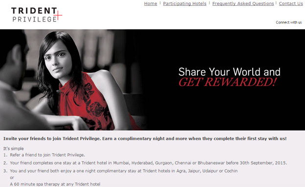 Trident Privilege referral promo