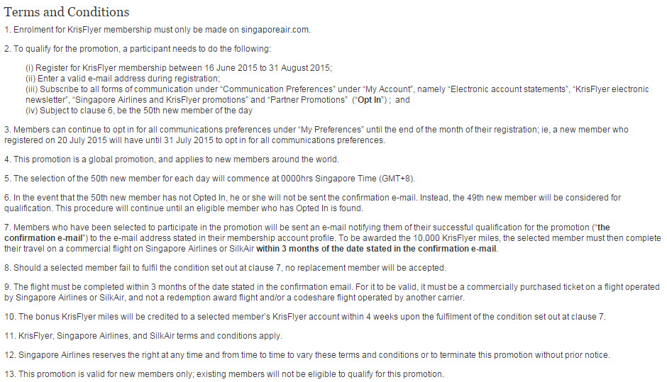 Singapore Air_TnC