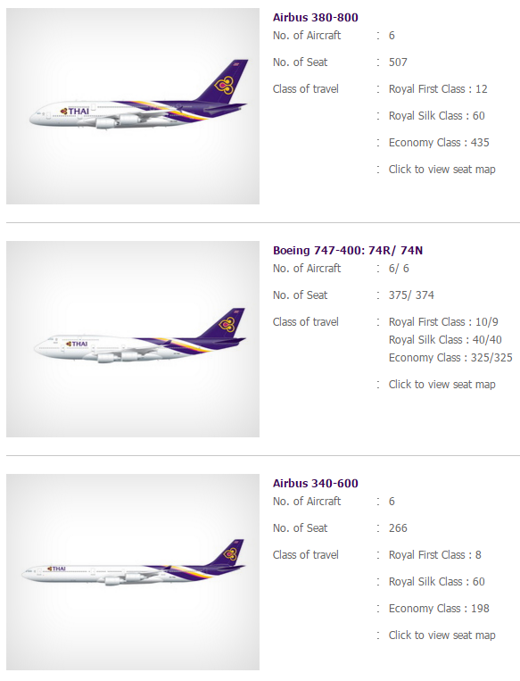Thai Airways aircraft